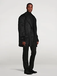 Mohair And Wool Oversized Jacket