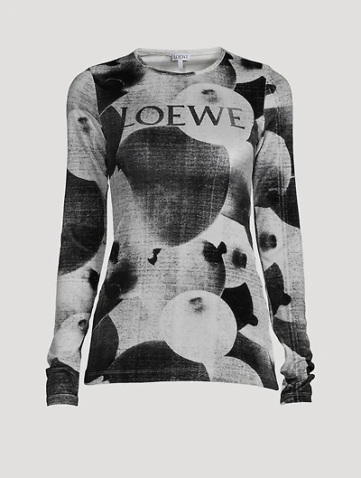 Velvet Top Balloon Print