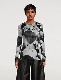 Velvet Top Balloon Print