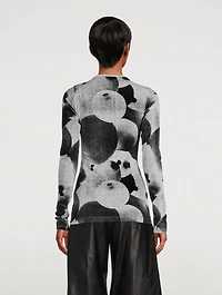 Velvet Top Balloon Print