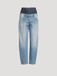 Trompe L'oeil Wide-Leg Jeans