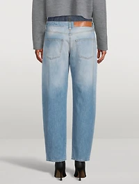 Trompe L'oeil Wide-Leg Jeans