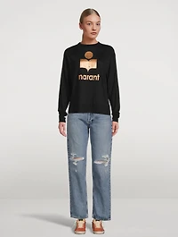Klowia Metallic Logo Sweatshirt