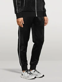 Monogram Rucker Velour Jogger Pants