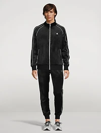Monogram Rucker Velour Jogger Pants