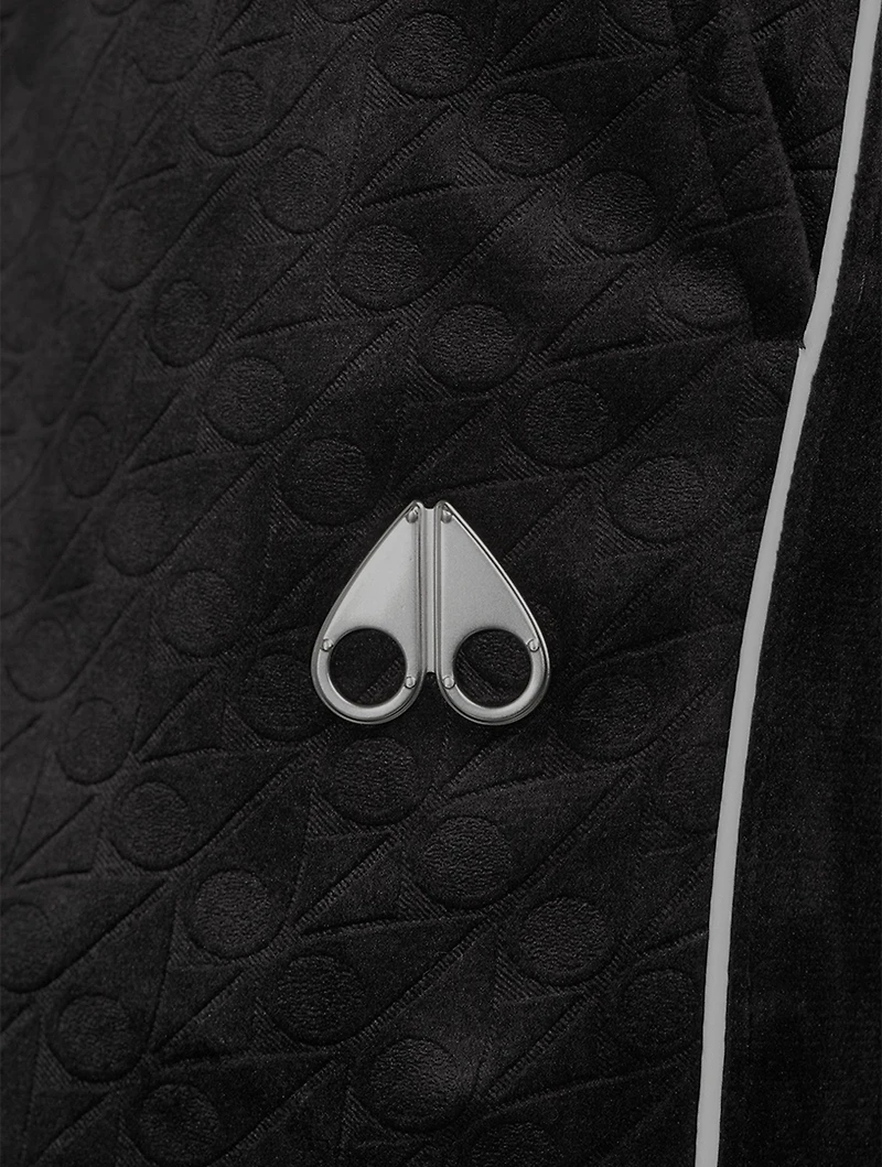 Monogram Rucker Velour Jogger Pants