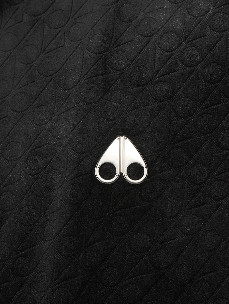 Monogram Rucker Velour Zip Hoodie