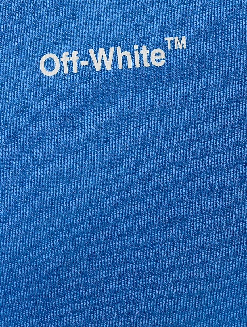 Off Helvetica Zip Hoodie