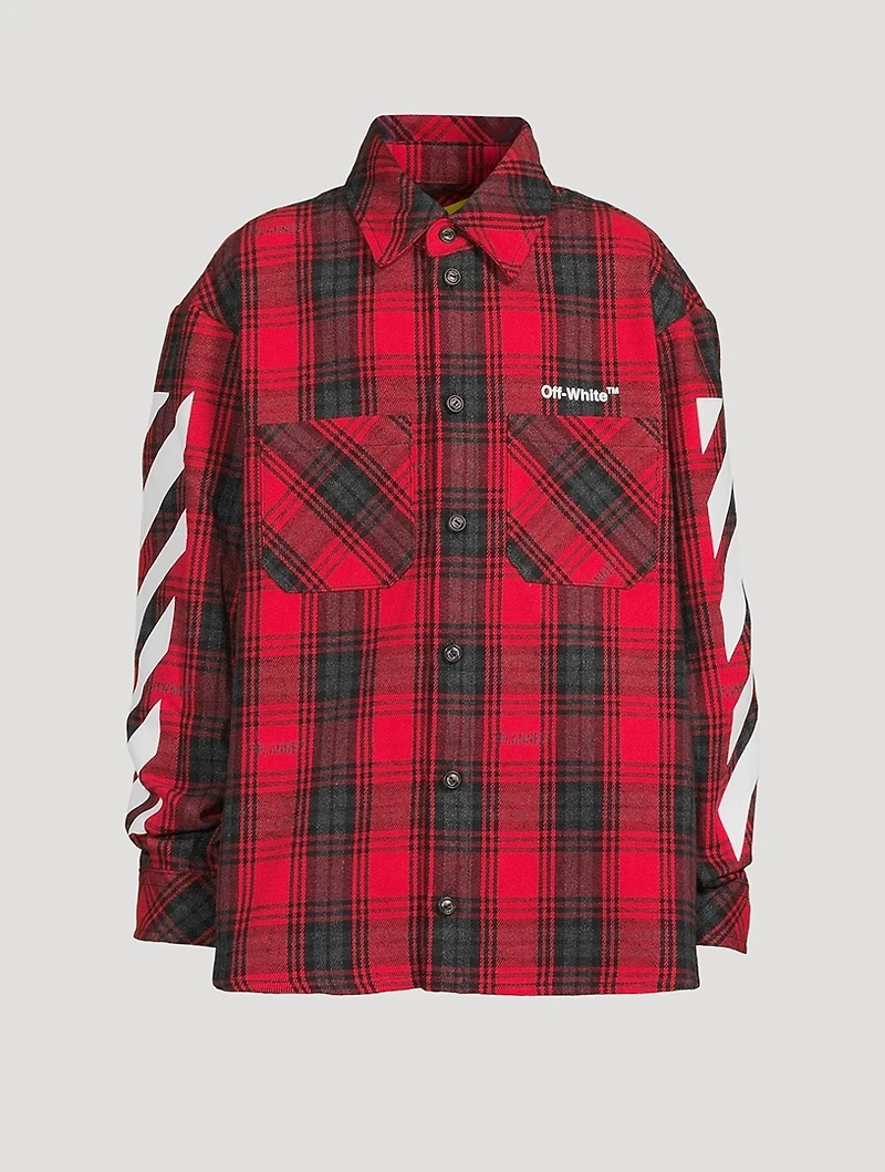Rubber Arrow Check Flannel Shirt