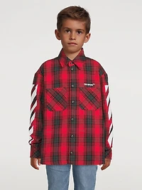 Rubber Arrow Check Flannel Shirt