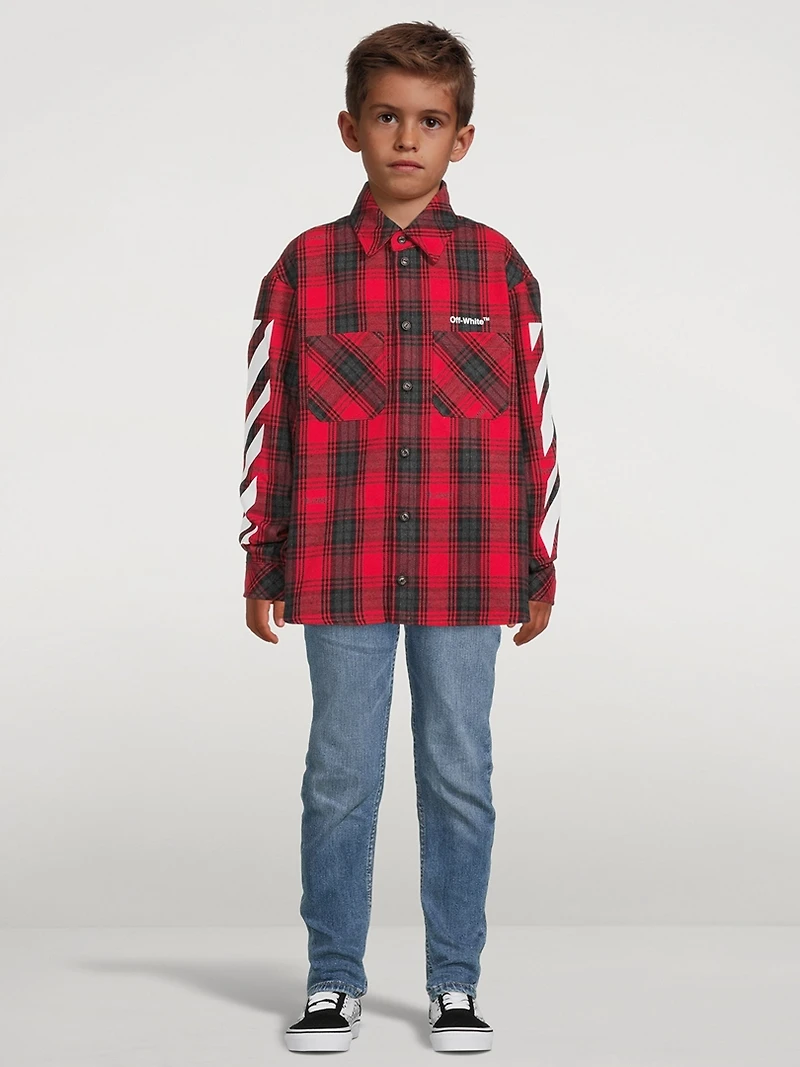 Rubber Arrow Check Flannel Shirt