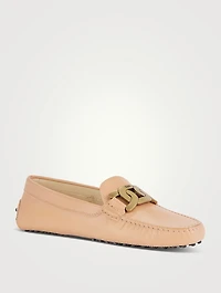 Kate Chain Gommino Leather Driving Shoes