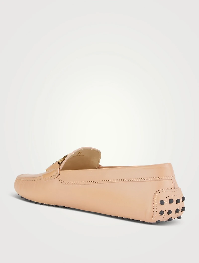 Kate Chain Gommino Leather Driving Shoes