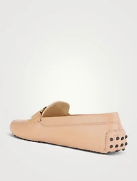 Kate Chain Gommino Leather Driving Shoes