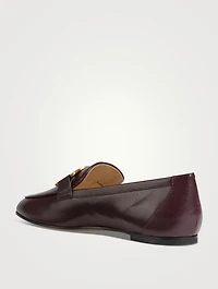 Kate Chain Leather Loafers