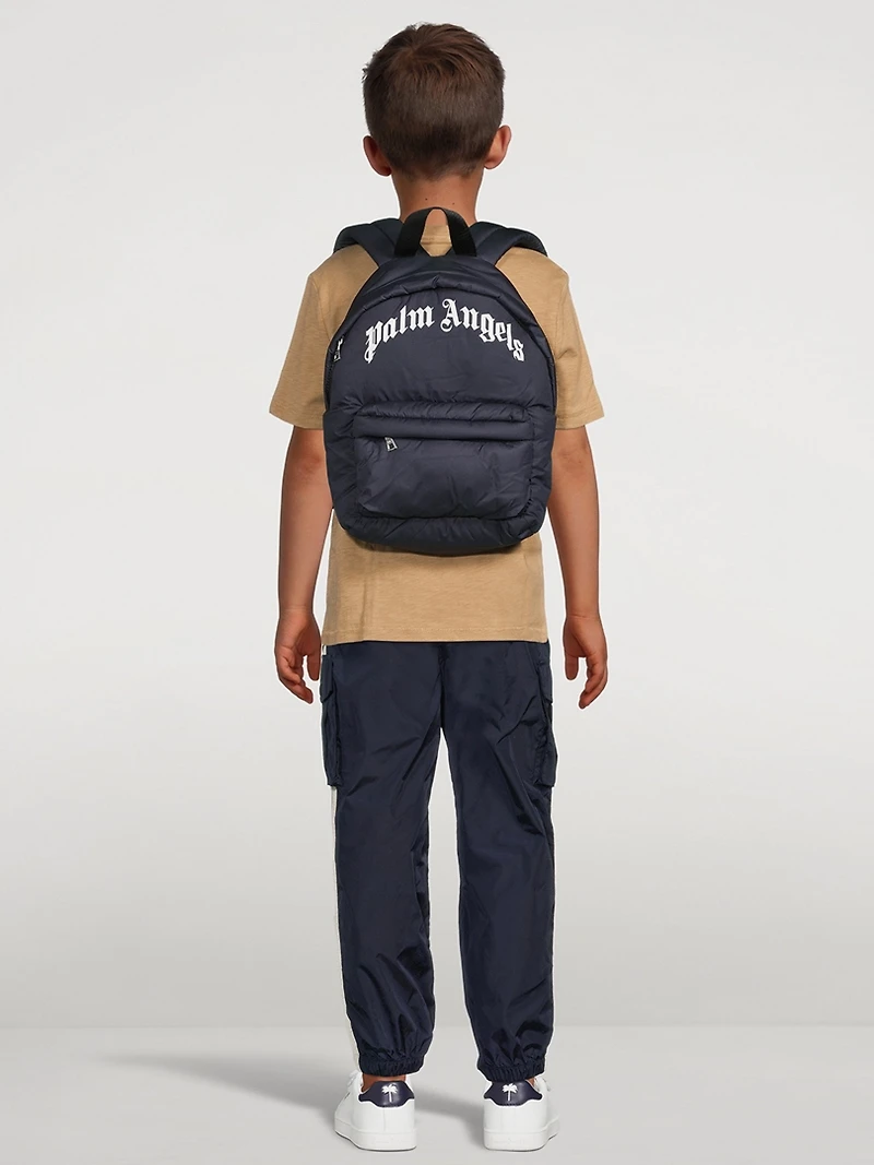 Curved Logo Little Backpack