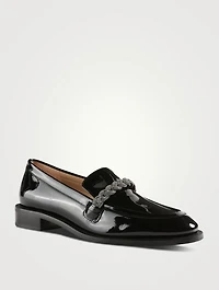 Palmer Embellished Patent Leather Loafers