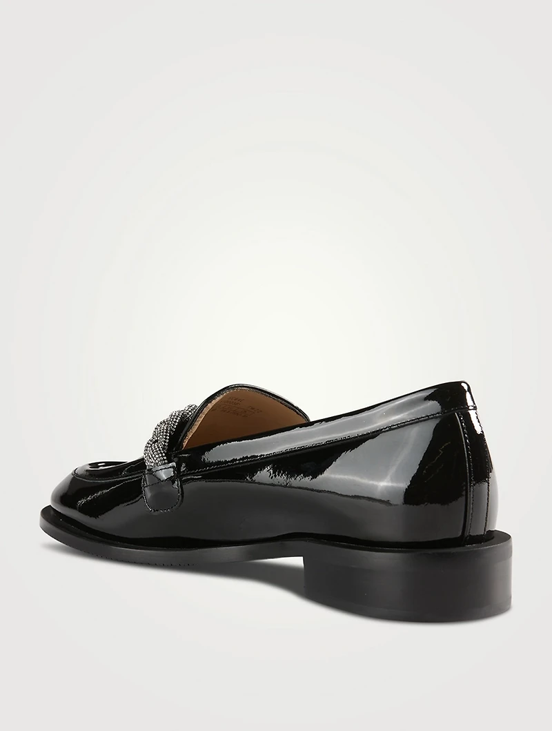 Palmer Embellished Patent Leather Loafers