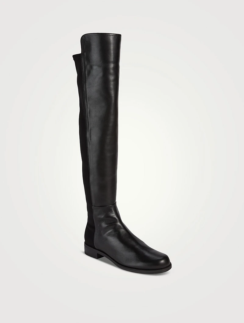 5050 Leather Over-The-Knee Boots