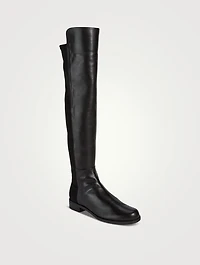 5050 Leather Over-The-Knee Boots