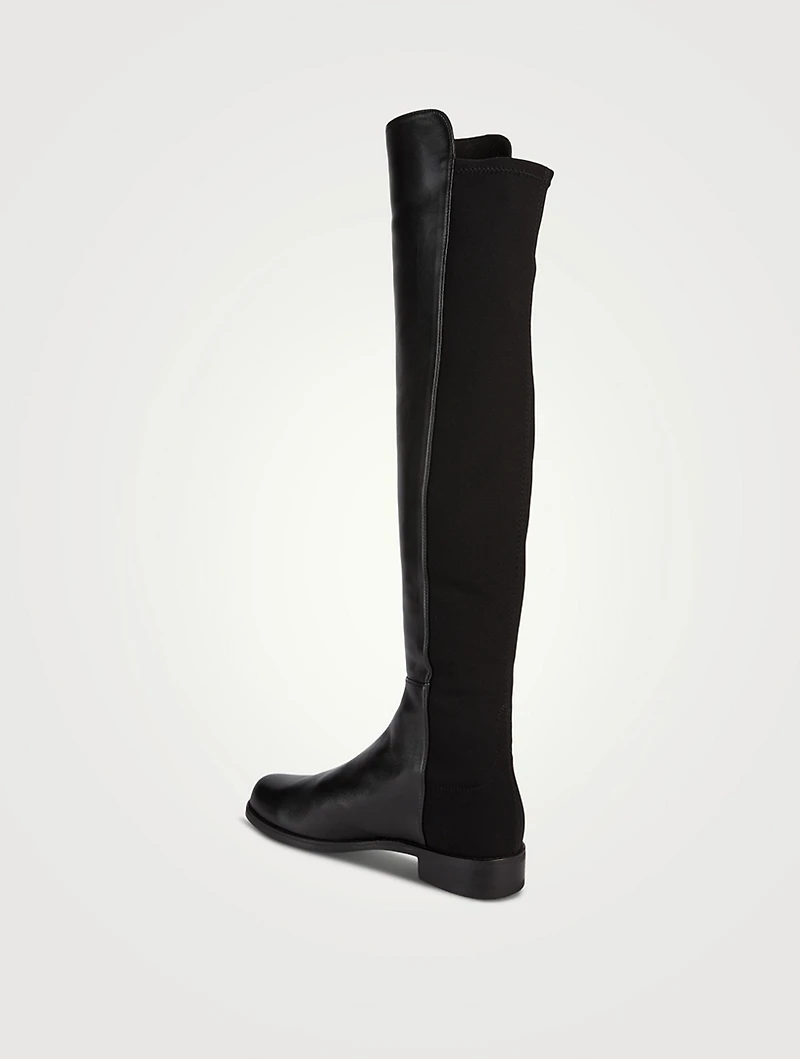 5050 Leather Over-The-Knee Boots
