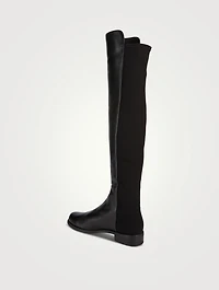 5050 Leather Over-The-Knee Boots