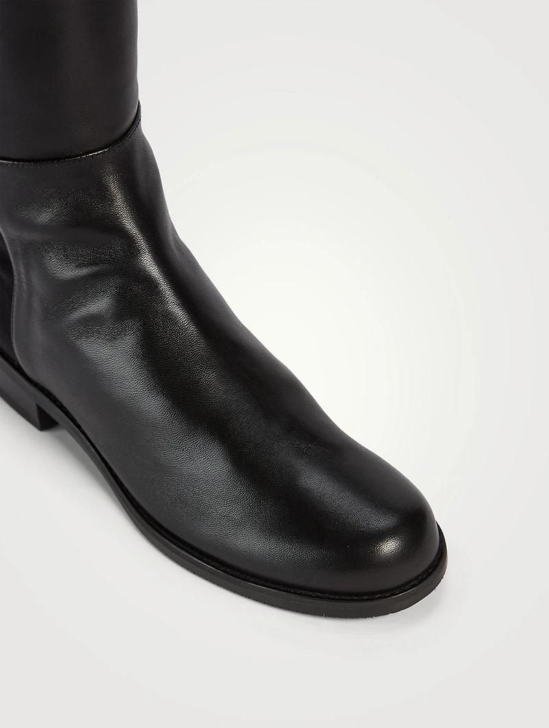 5050 Leather Over-The-Knee Boots