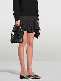 4G Embellished Leather Mules