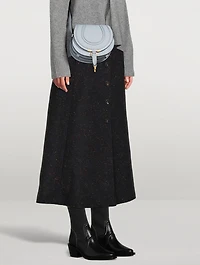 Nellie Leather And Knit Ankle Boots