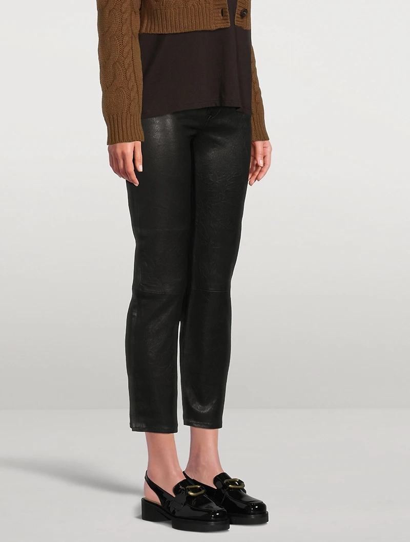 Le Begonia Patent Leather Slingback Loafers