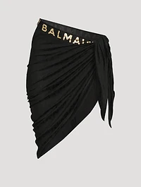 Sarong In Logo Print