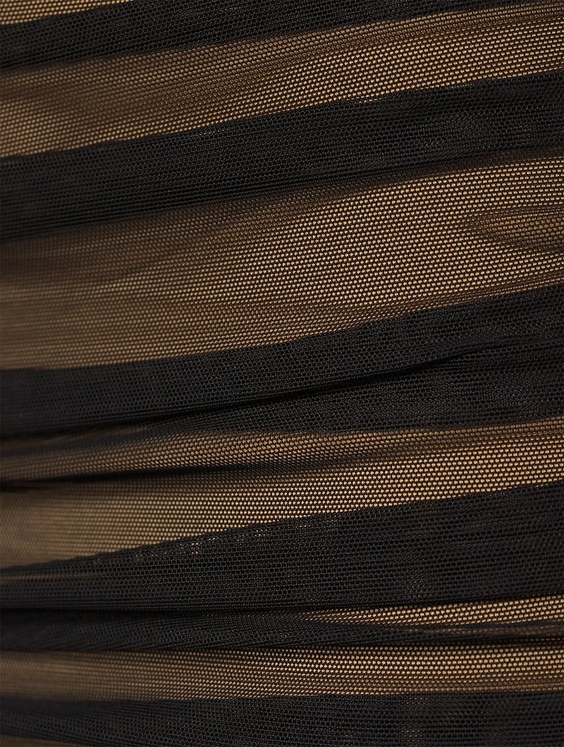 Walter Strapless Mesh Dress
