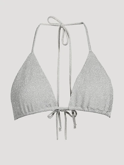 Sparkle Tiny Ties Bikini Top