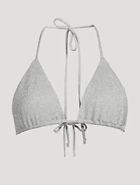 Sparkle Tiny Ties Bikini Top