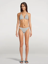Sparkle Tiny Ties Bikini Top