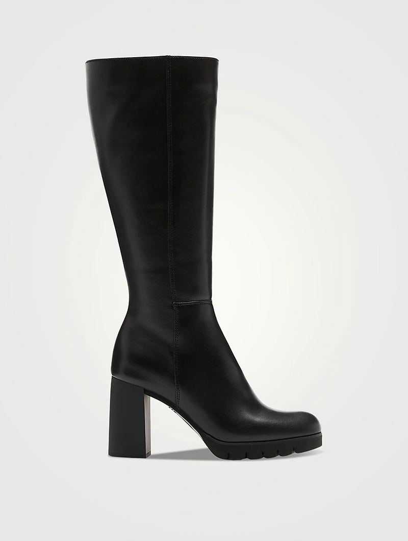 Miles Leather Knee-High Boots