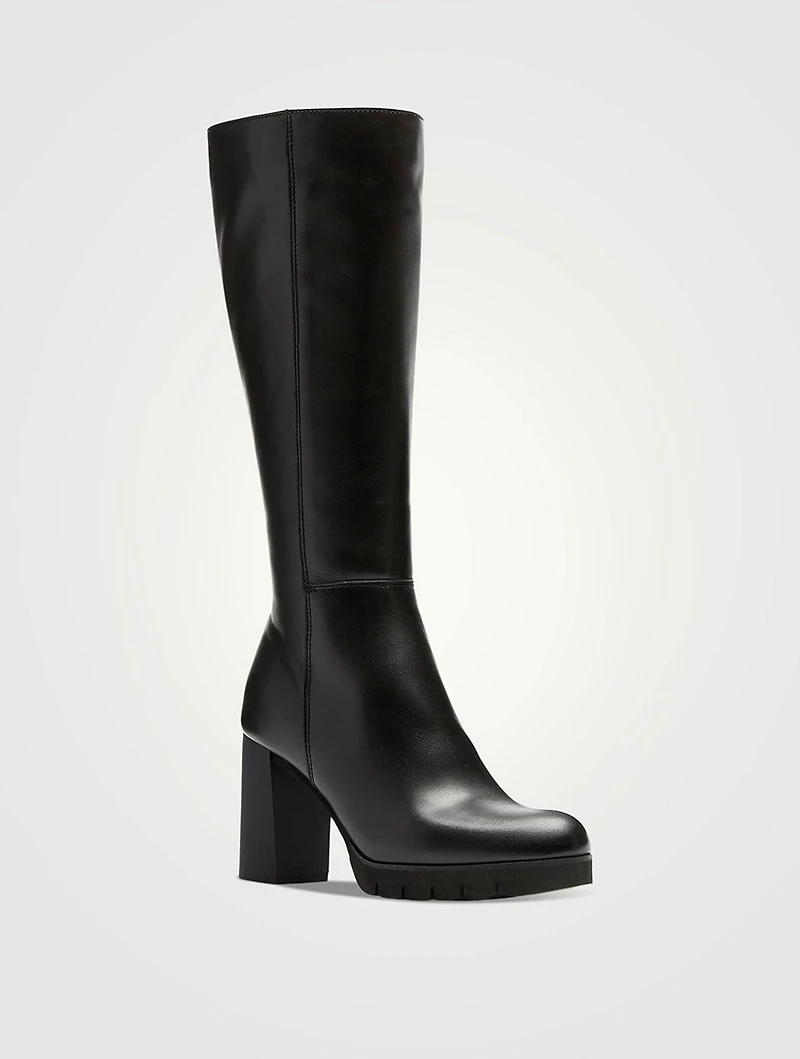 Miles Leather Knee-High Boots
