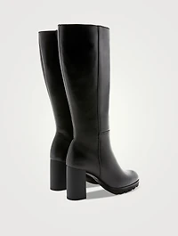 Miles Leather Knee-High Boots