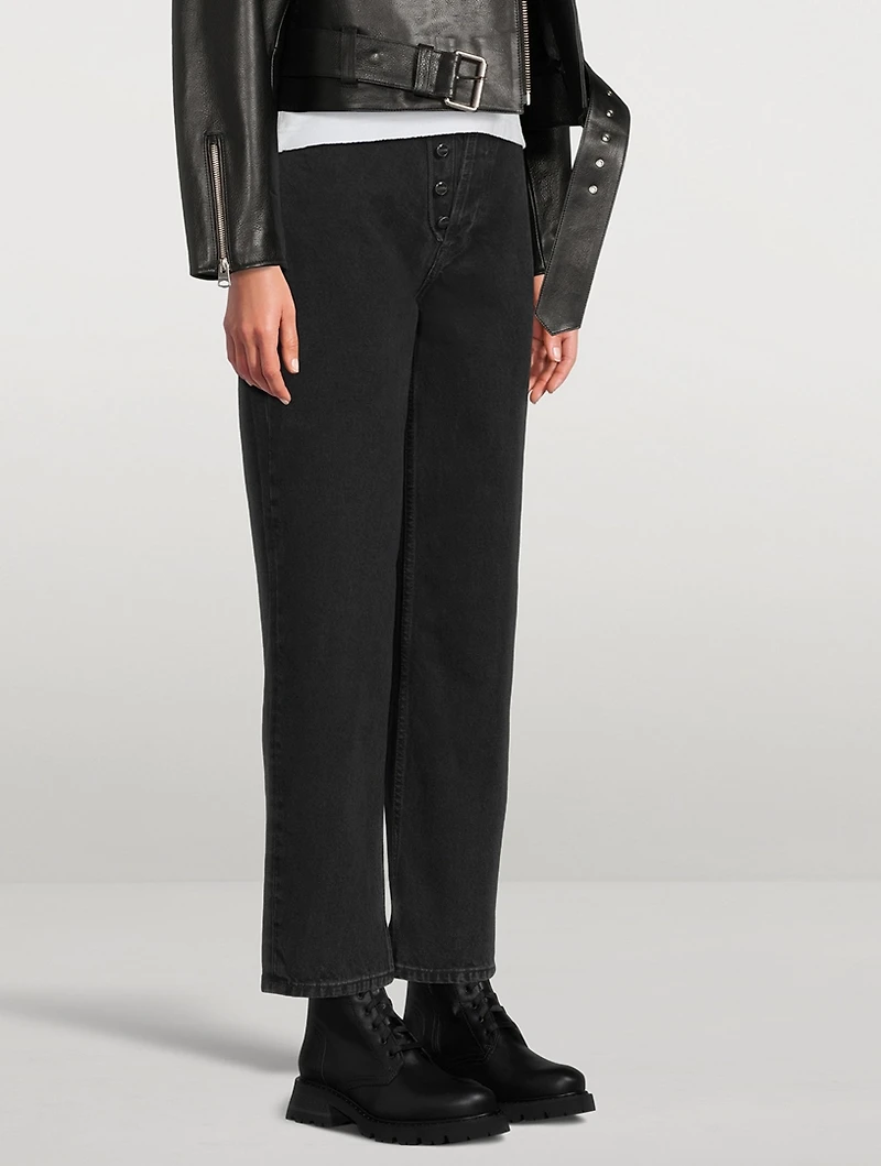 Cody Leather Combat Boots