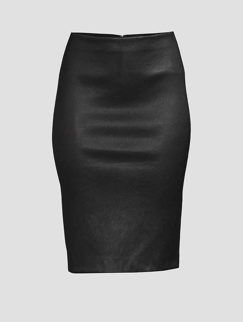 Leather Pencil Skirt