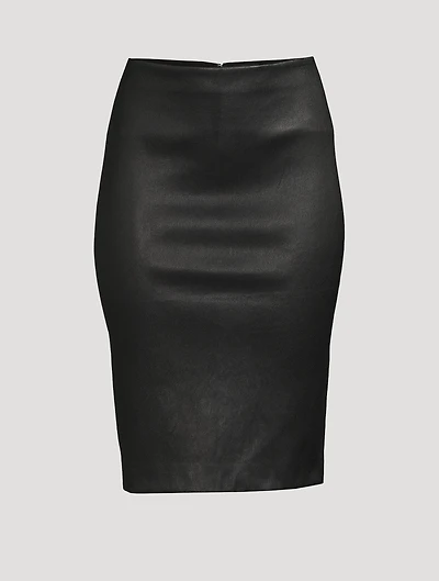 Leather Pencil Skirt