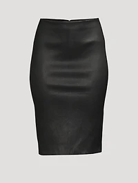 Leather Pencil Skirt