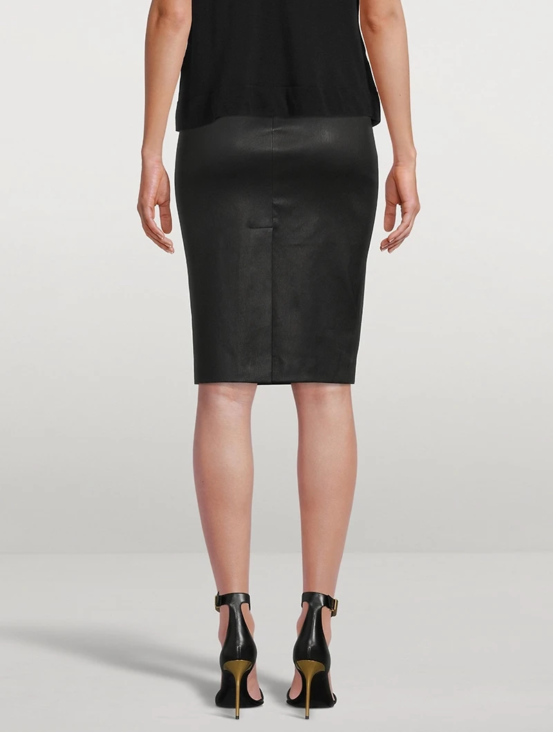 Leather Pencil Skirt