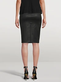 Leather Pencil Skirt