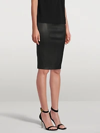Leather Pencil Skirt