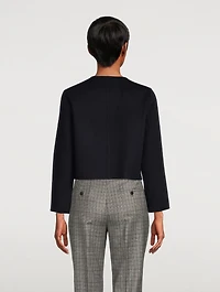 Wool and Cashmere Cropped Jacket