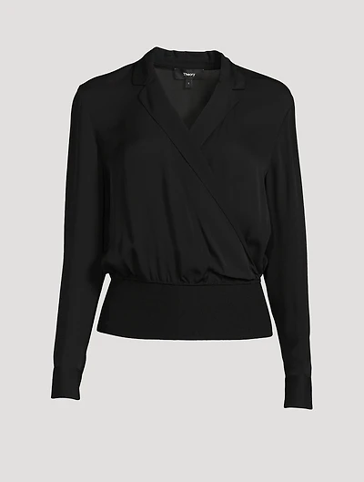 Silk Wrap Shirt