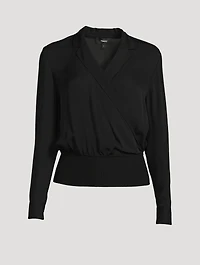 Silk Wrap Shirt