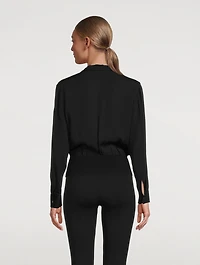 Silk Wrap Shirt