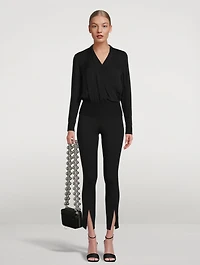 Silk Wrap Shirt